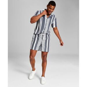 Men's Regular-Fit Stripe 6" Drawstring Shorts